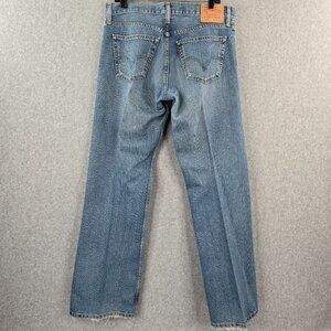 Levis Jeans Mens 34X32 Blue Denim 527 Bootcut Western Cowboy Y2K Pants Skate